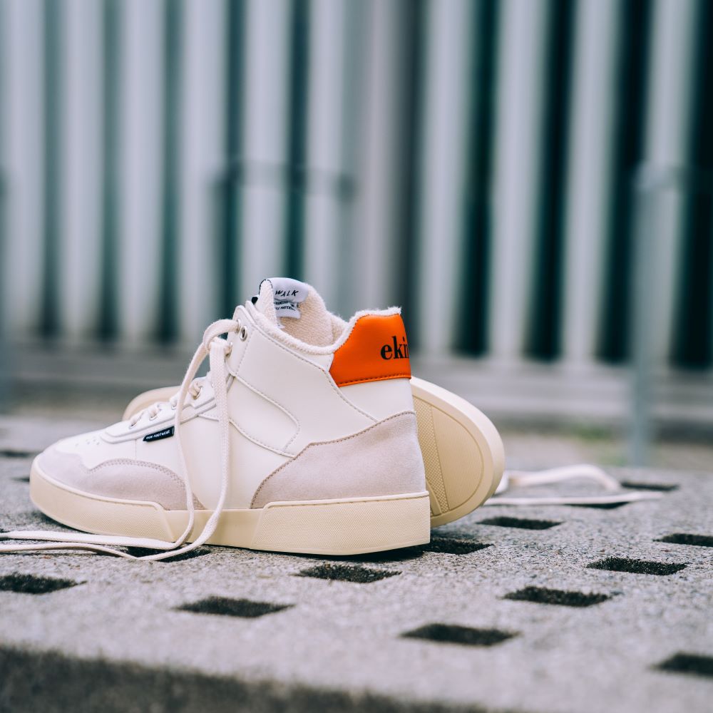 Ekn Footwear Daisy Mid Pumpkin vegan