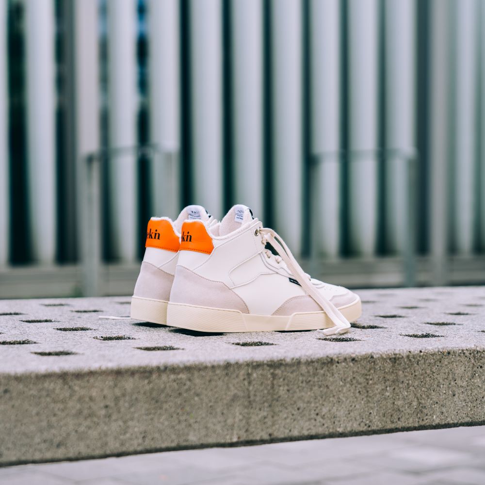 Ekn Footwear Daisy Mid Pumpkin vegan