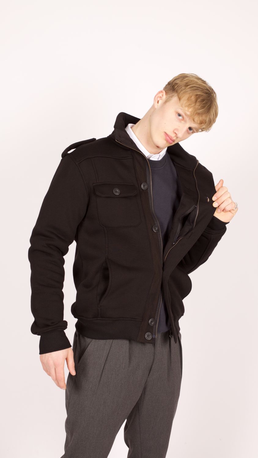 Bowler Berlin Sweatjacke Black