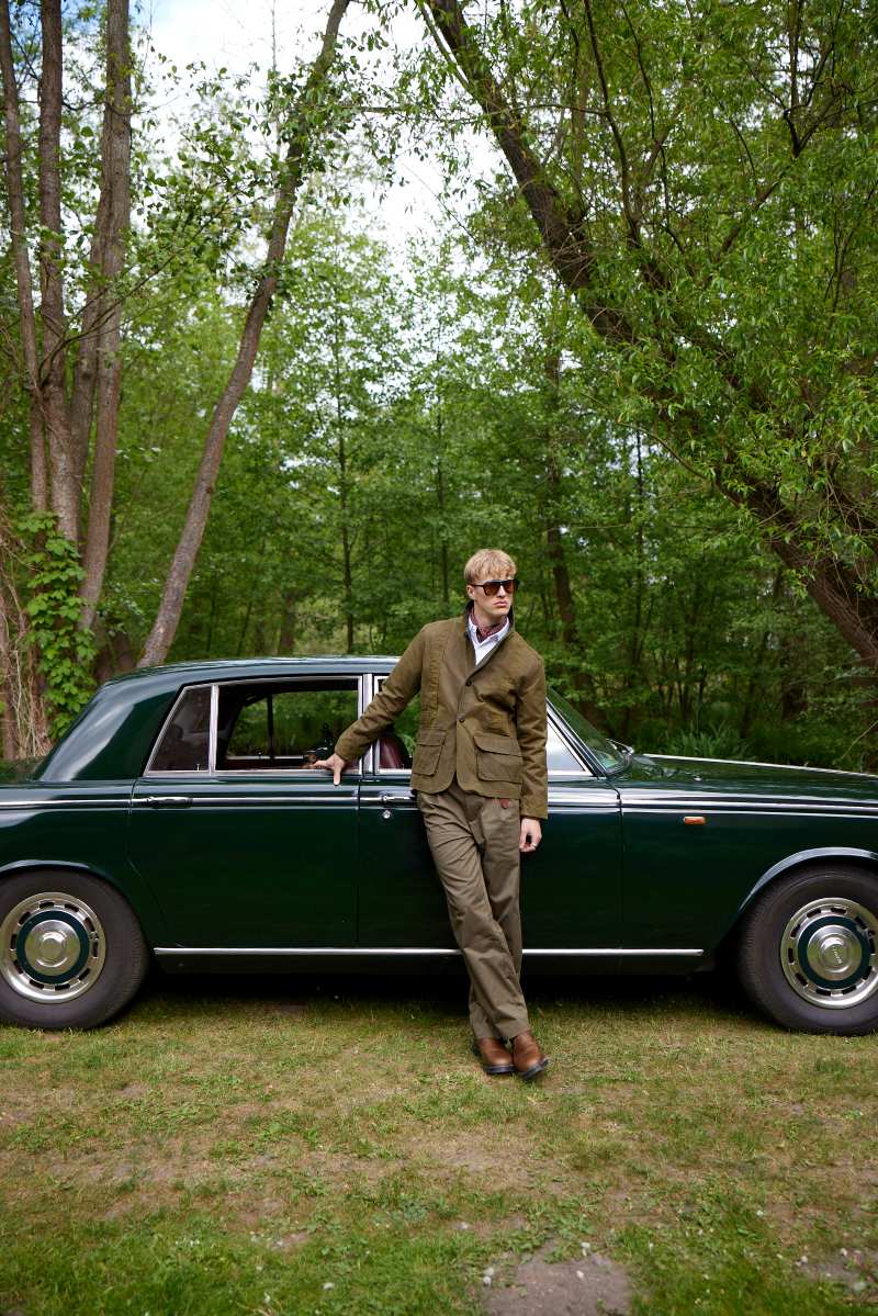 Bowler Norfolk Jacke Olive