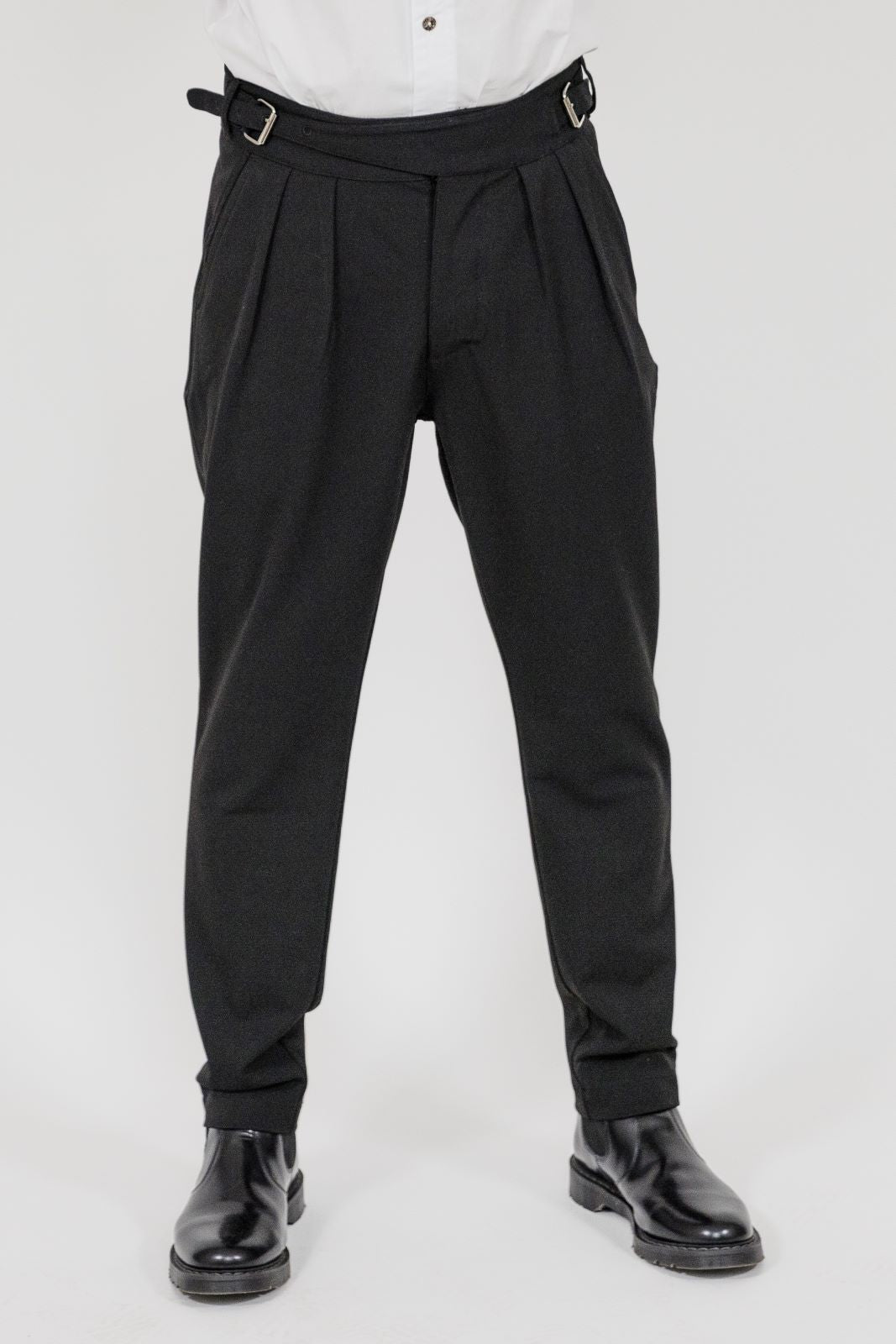 Bowler Berlin Gurkha Hose Schwarz