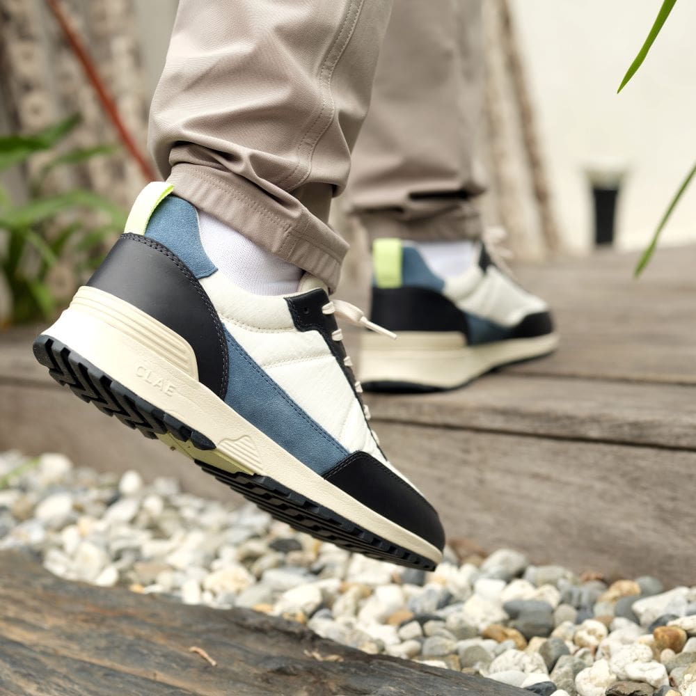 Clae Chino Navy Off-White