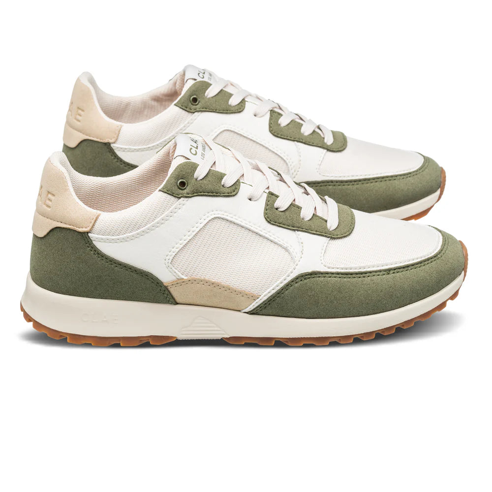 Clae Joshua Olive Off-White vegan