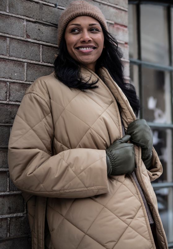 Hestra "Naomi" Leder-Fausthandschuh