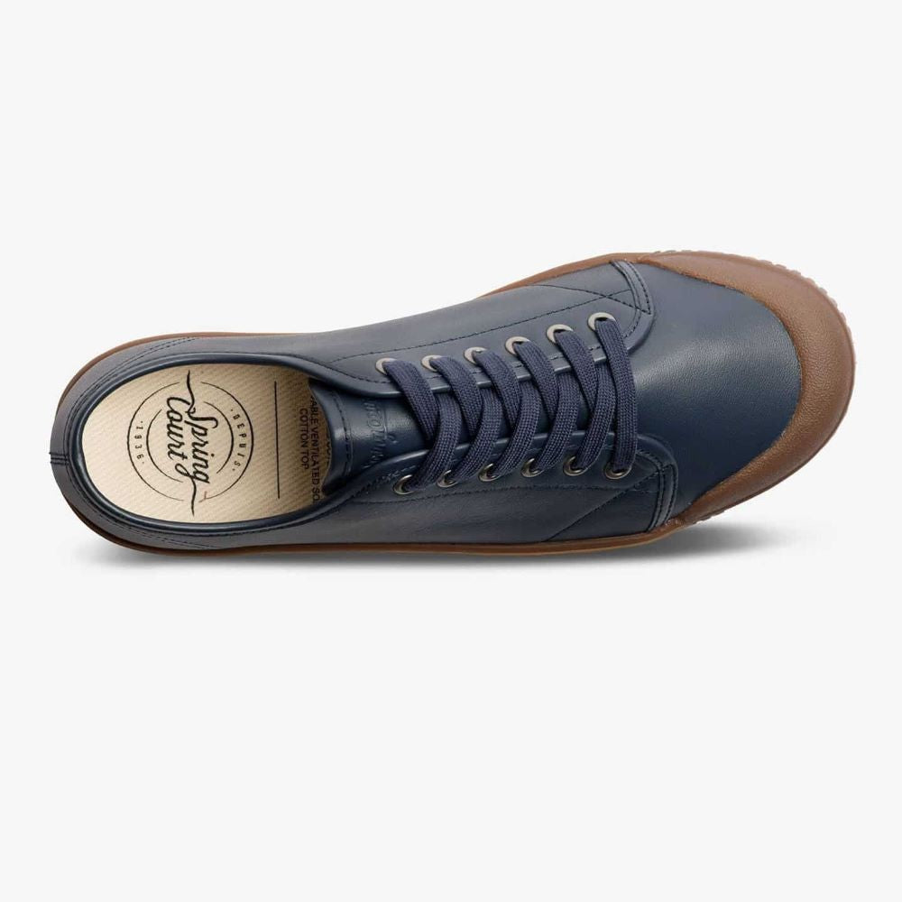 Spring Court G2 Sheepskin Leather Indigo Tabac