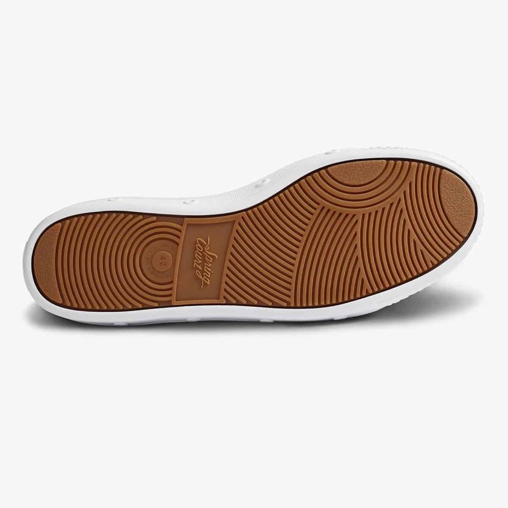 Spring Court G2 Sheepskin Leather White