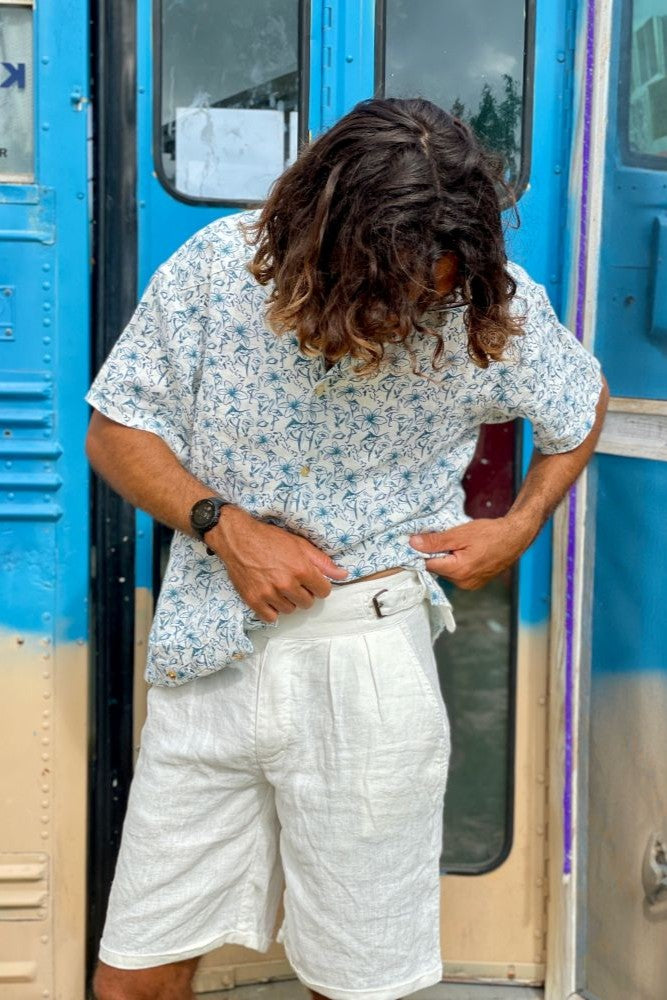 LACONCH "Grand Bahama" Gurkha Leinenshorts
