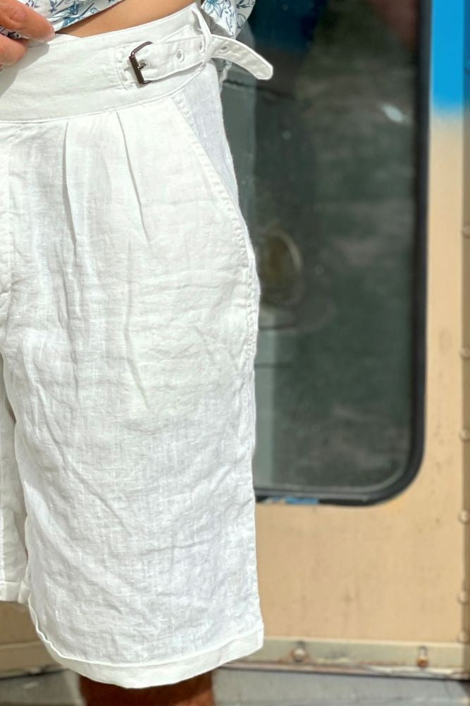 LACONCH "Grand Bahama" Gurkha Leinenshorts