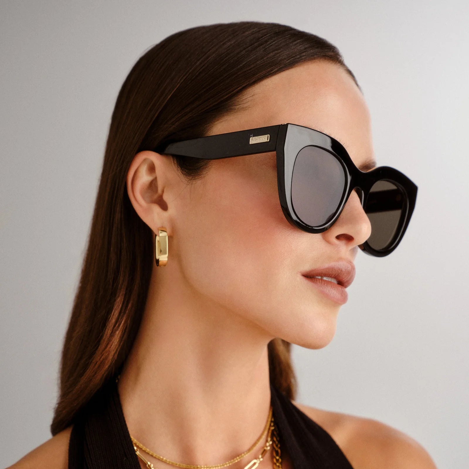 Le Specs Air Heart | Black Gold