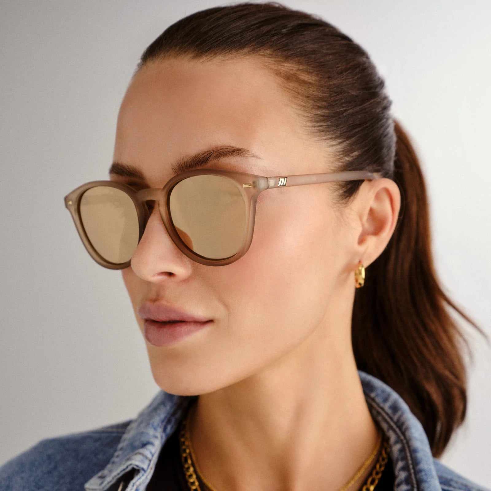Le Specs Bandwagon Matte Stone