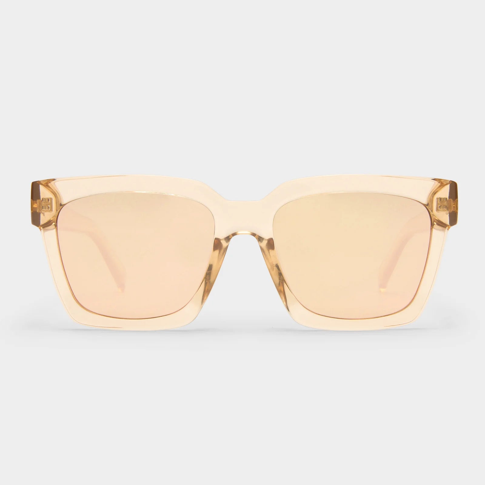 Le Specs Weekend Riot | Sand Peach Mirror