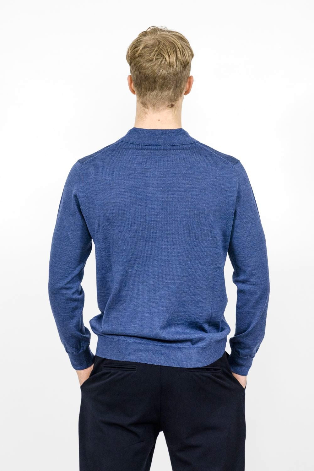 Bowler Berlin Merino Polo Denim
