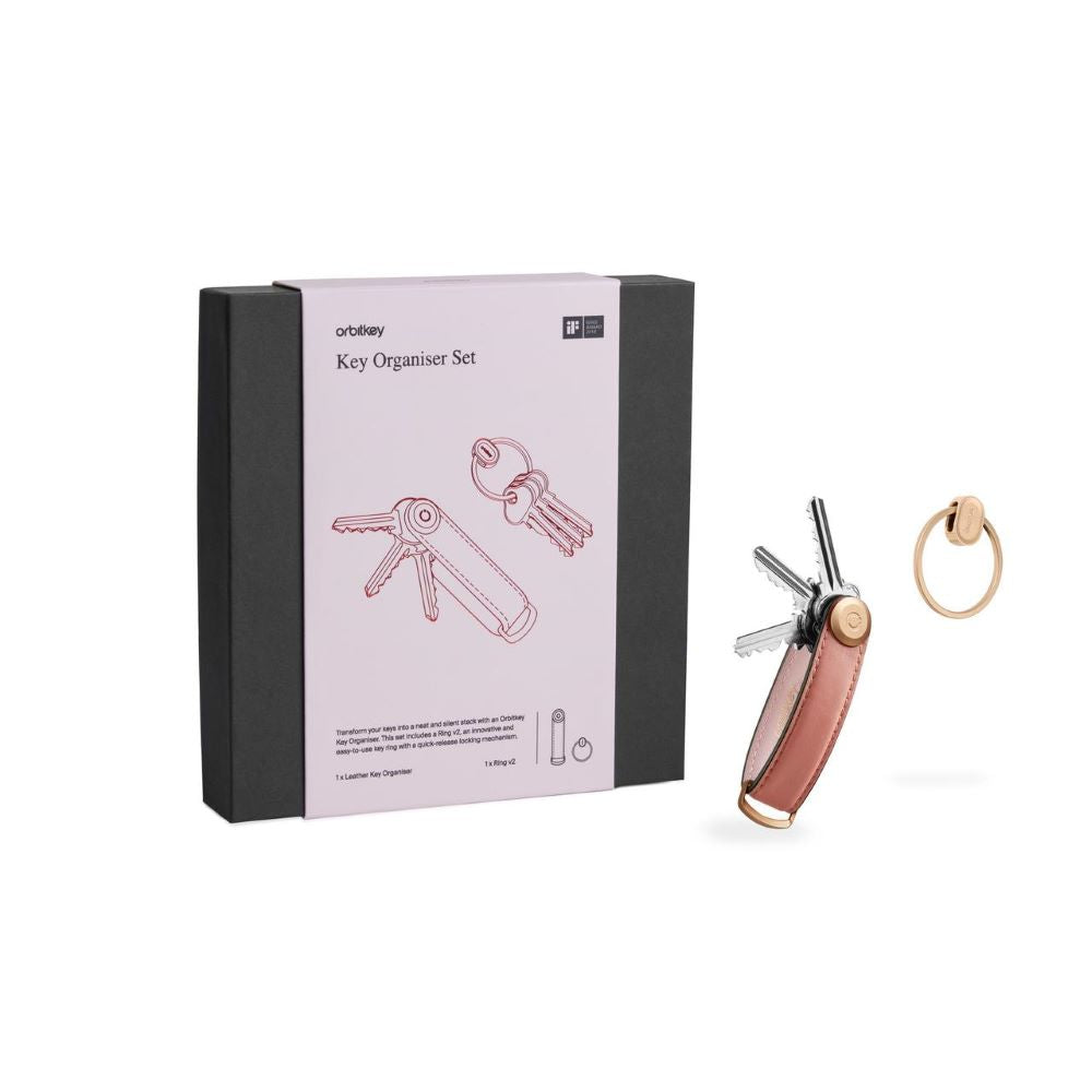 Orbitkey Gift Set Leather Cotton Candy + Ring v2
