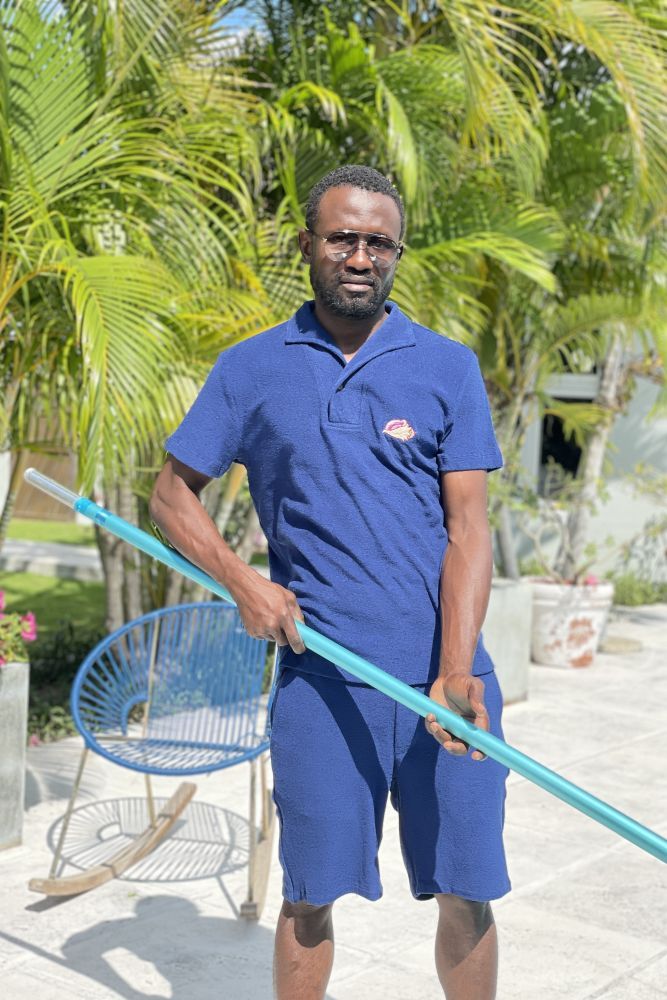 LA CONCH "Playshirt" Terry fountain blue