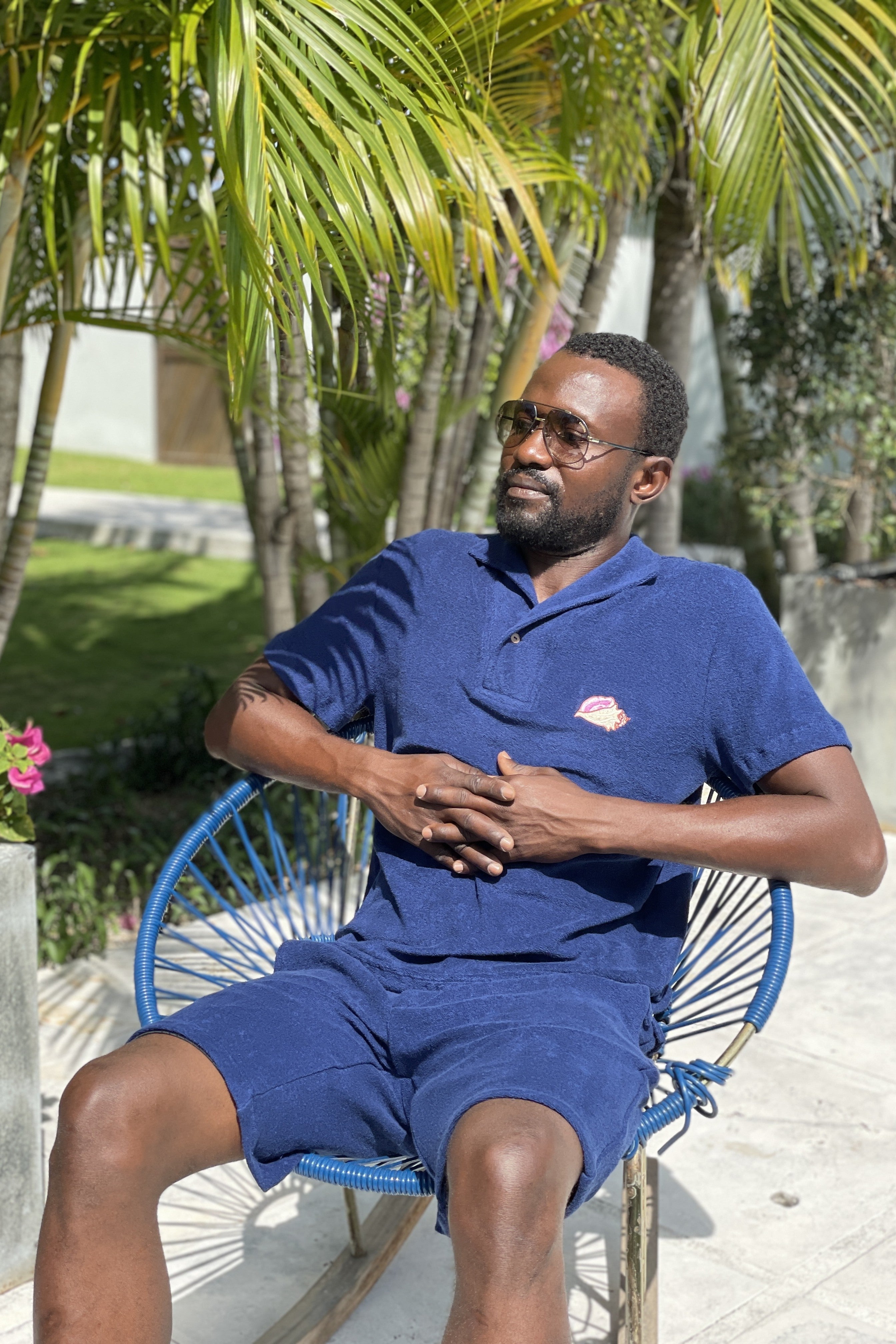 LA CONCH "Playshirt" Terry fountain blue