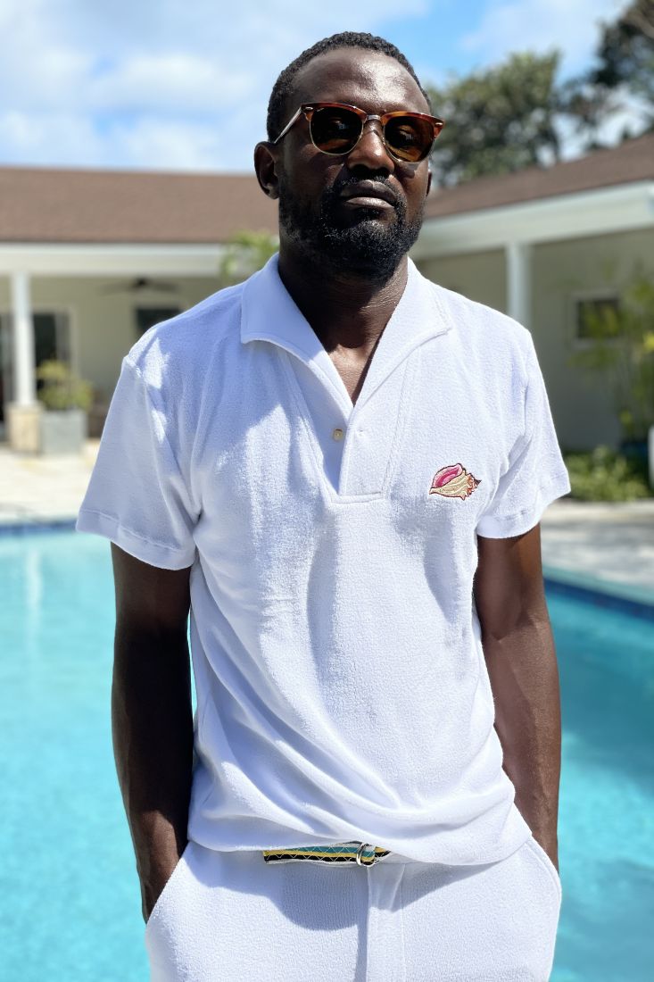 LACONCH "Playshirt" Terry white
