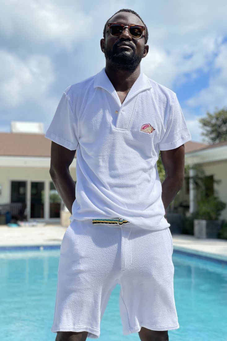 LACONCH "Playshirt" Terry white
