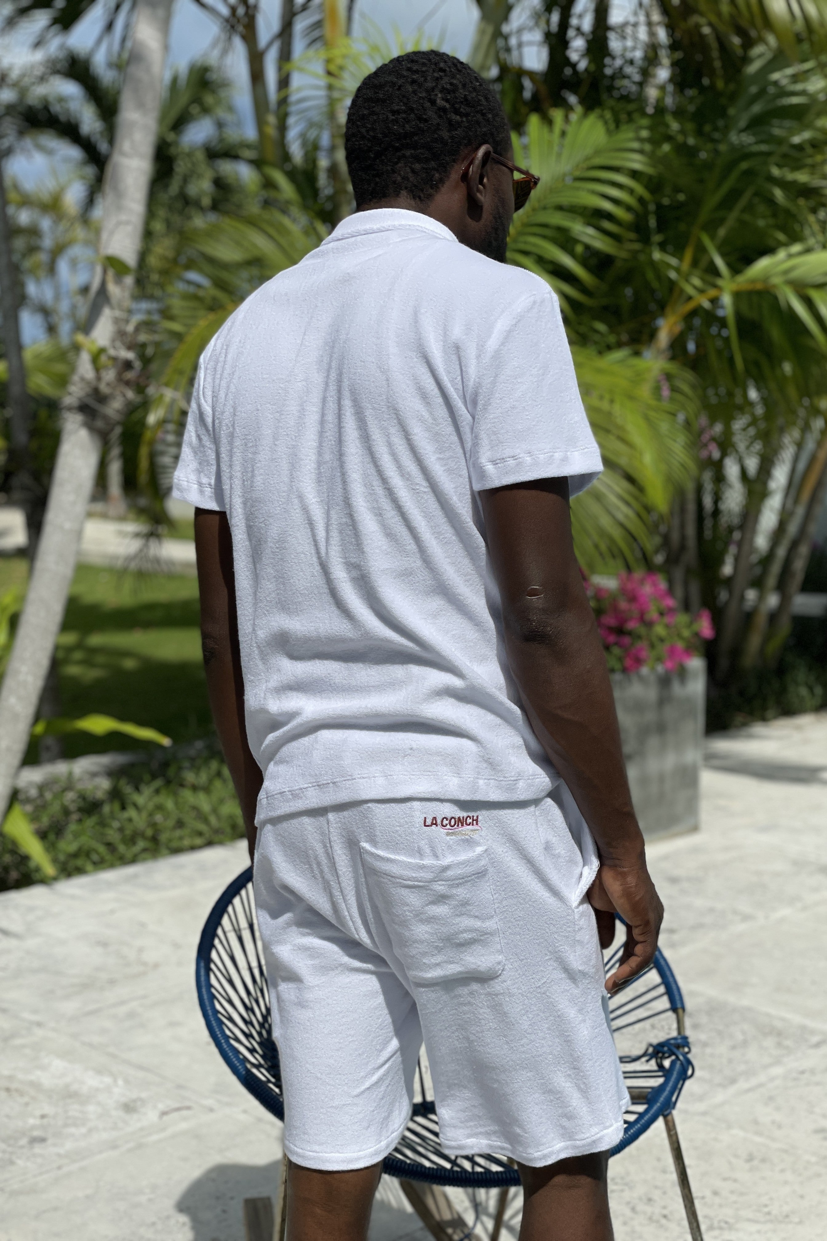LACONCH "Playshorts" Terry white