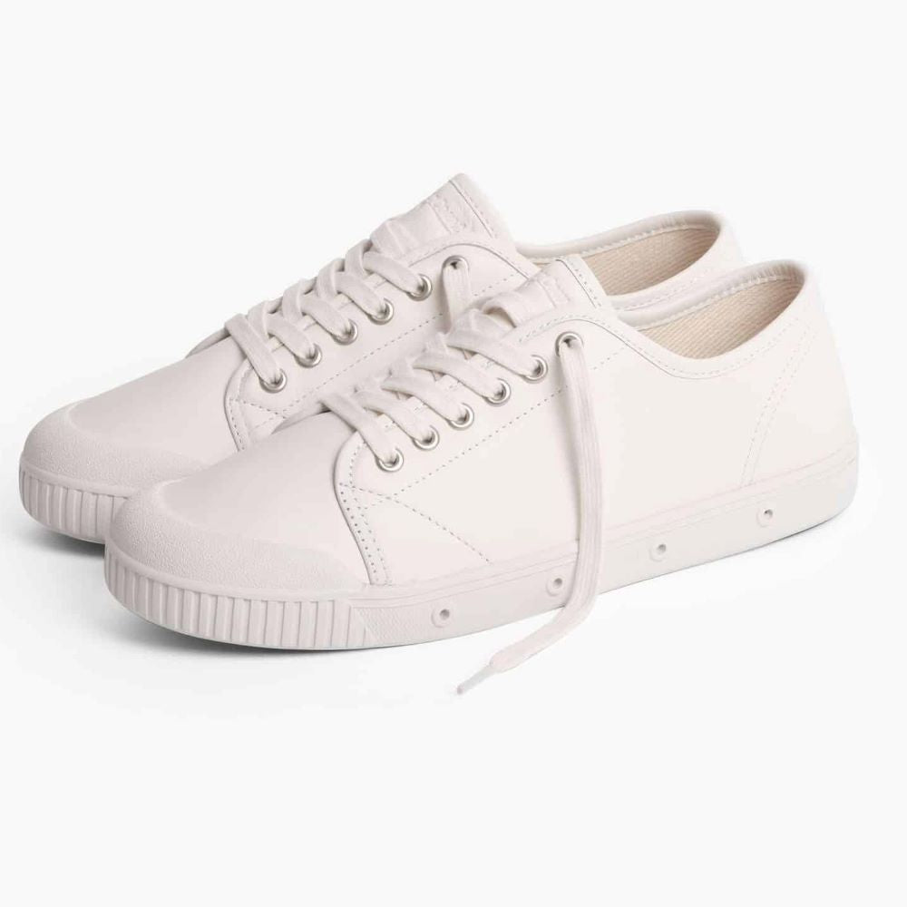 Spring Court G2 Sheepskin Leather White