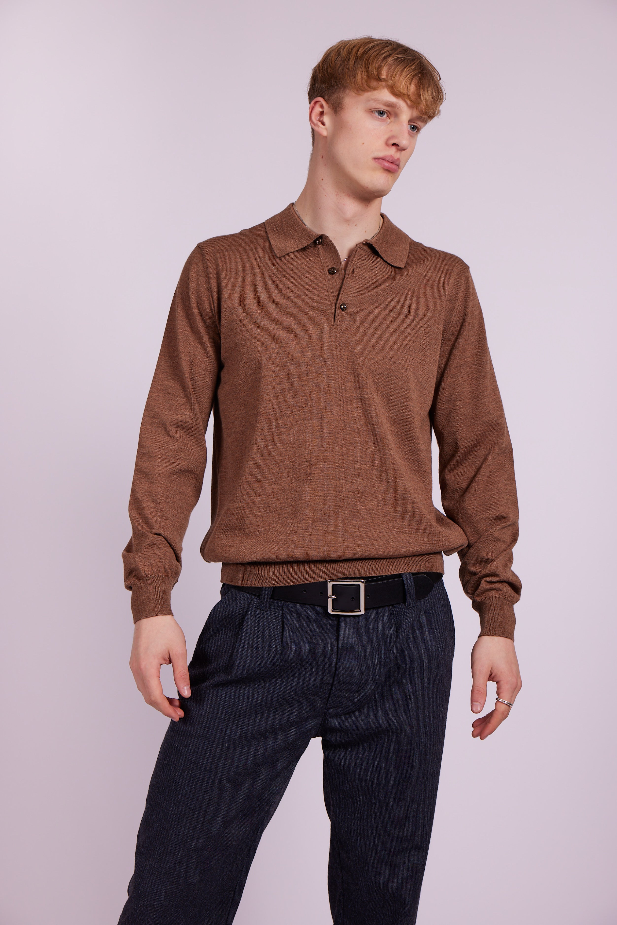 Bowler Berlin "Gatsby" Hose Schwarz (high waist & straight leg)