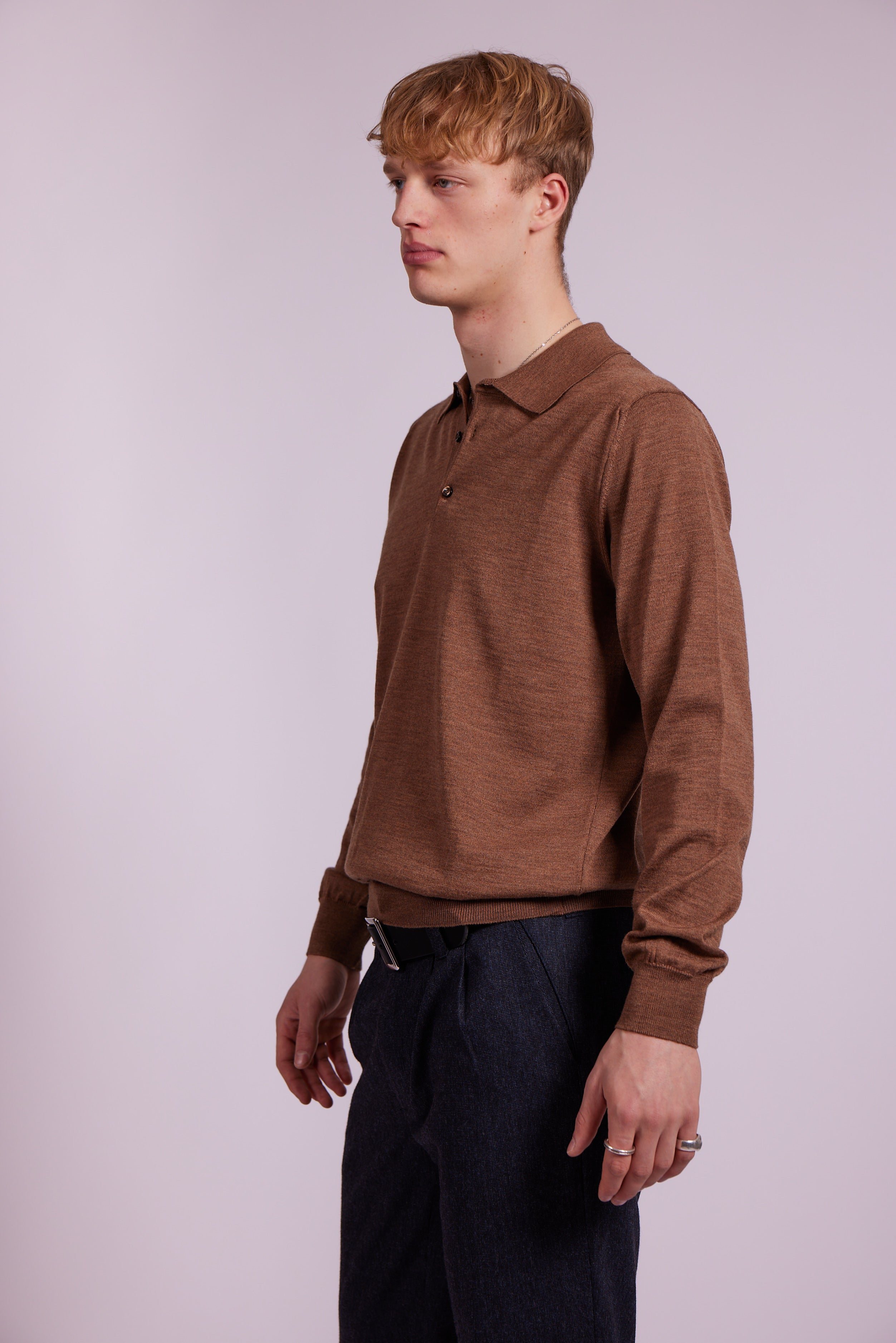 Bowler Berlin "Gatsby" Hose Schwarz (high waist & straight leg)