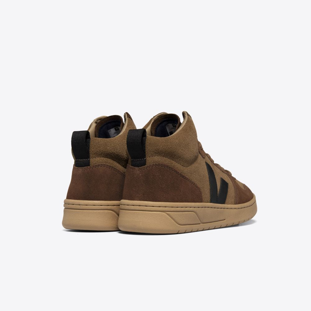 Veja V-15 Suede Brown Black