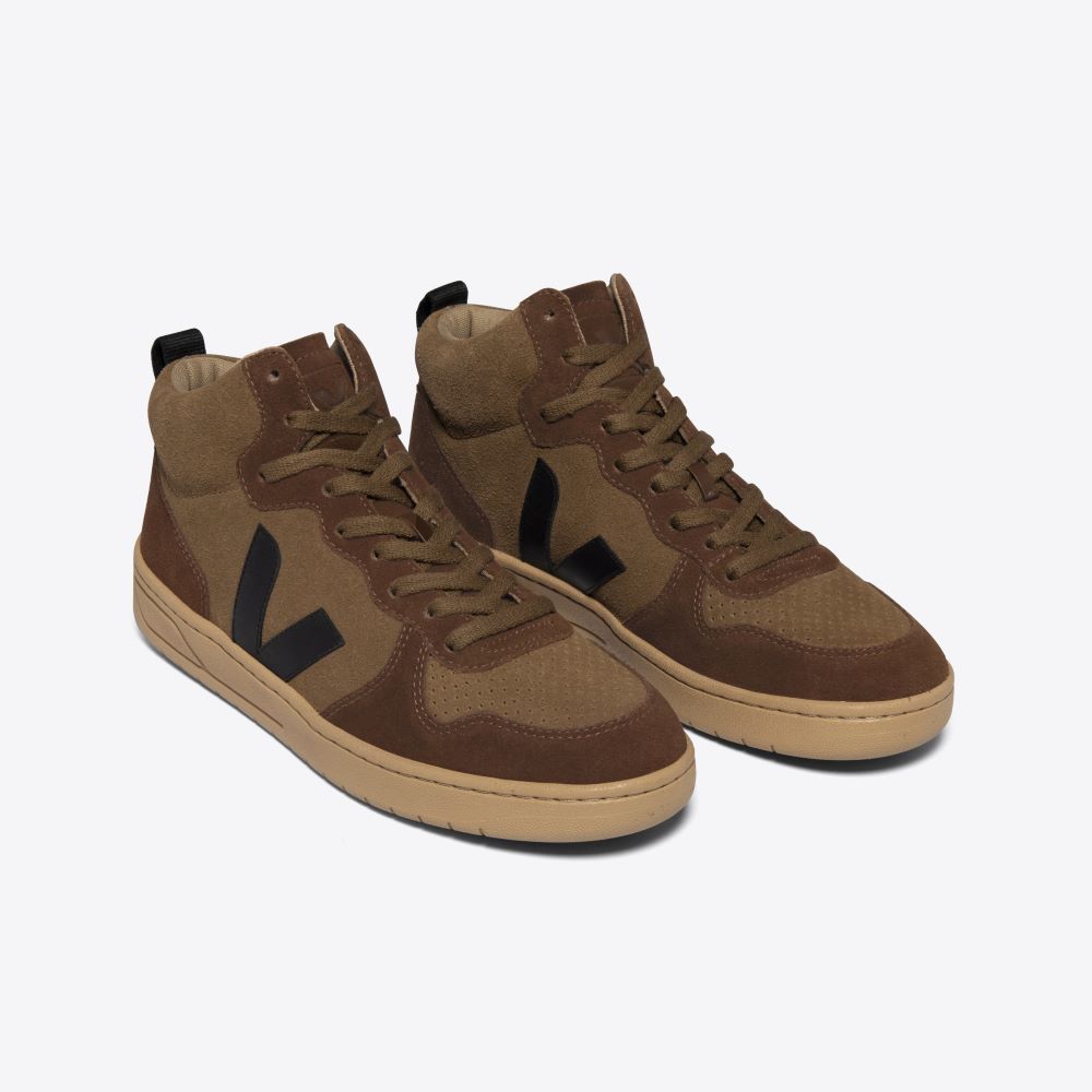 Veja V-15 Suede Brown Black
