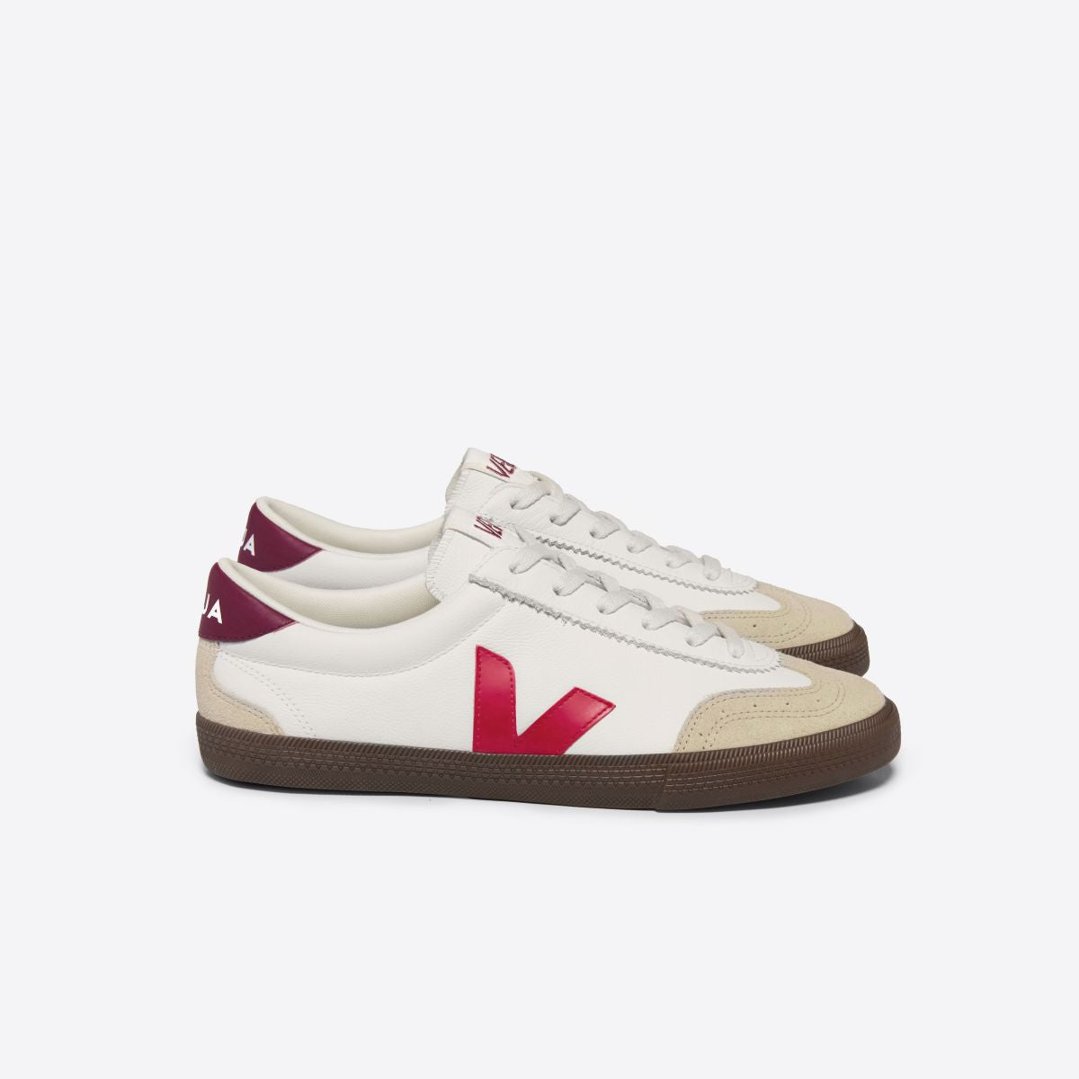 Veja Volley Leather White Pekin Bark