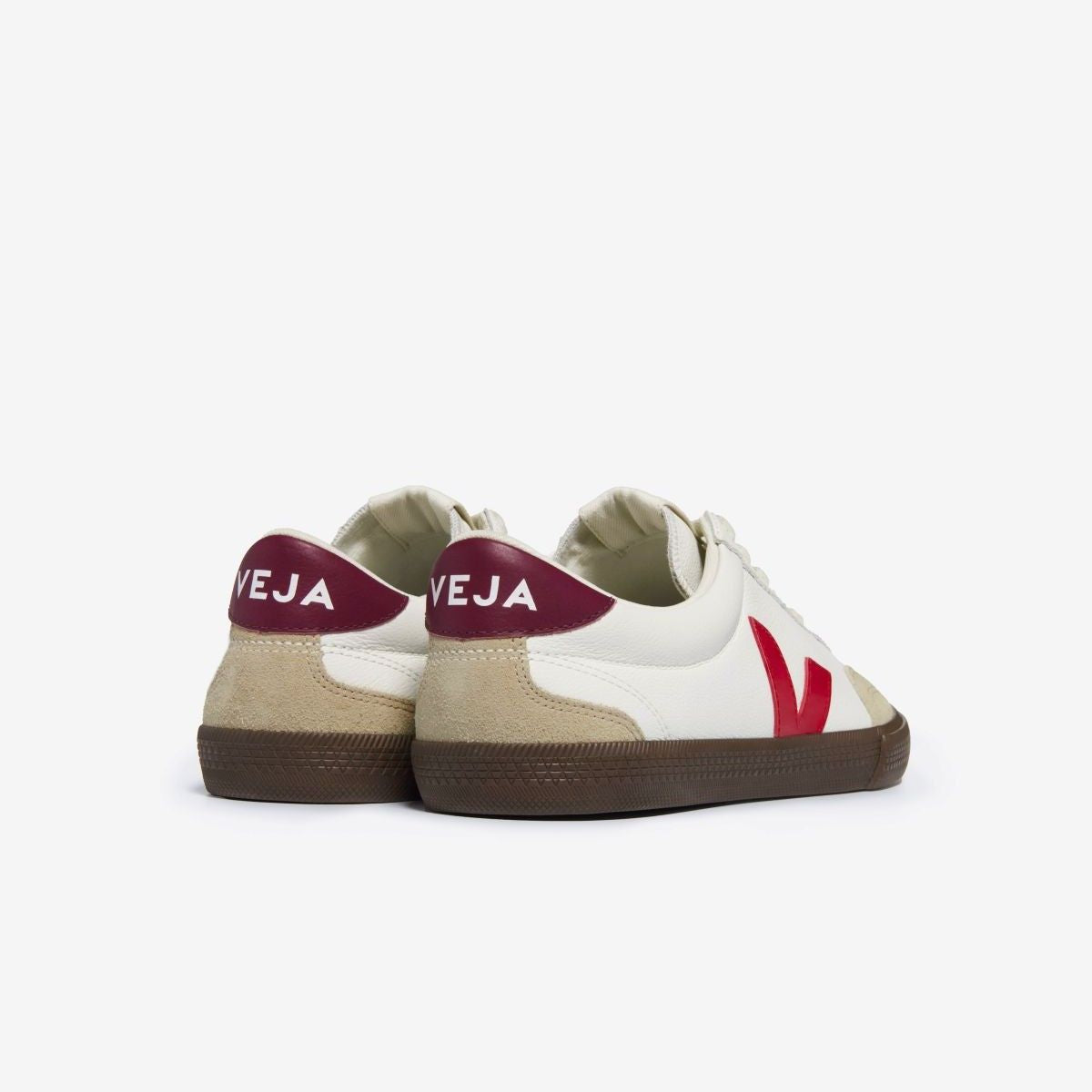 Veja Volley Leather White Pekin Bark