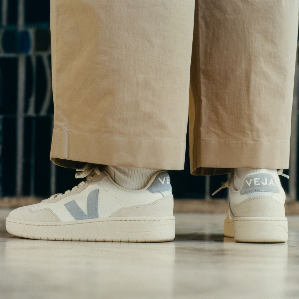 Veja V-90 O.T. Leather White Steel