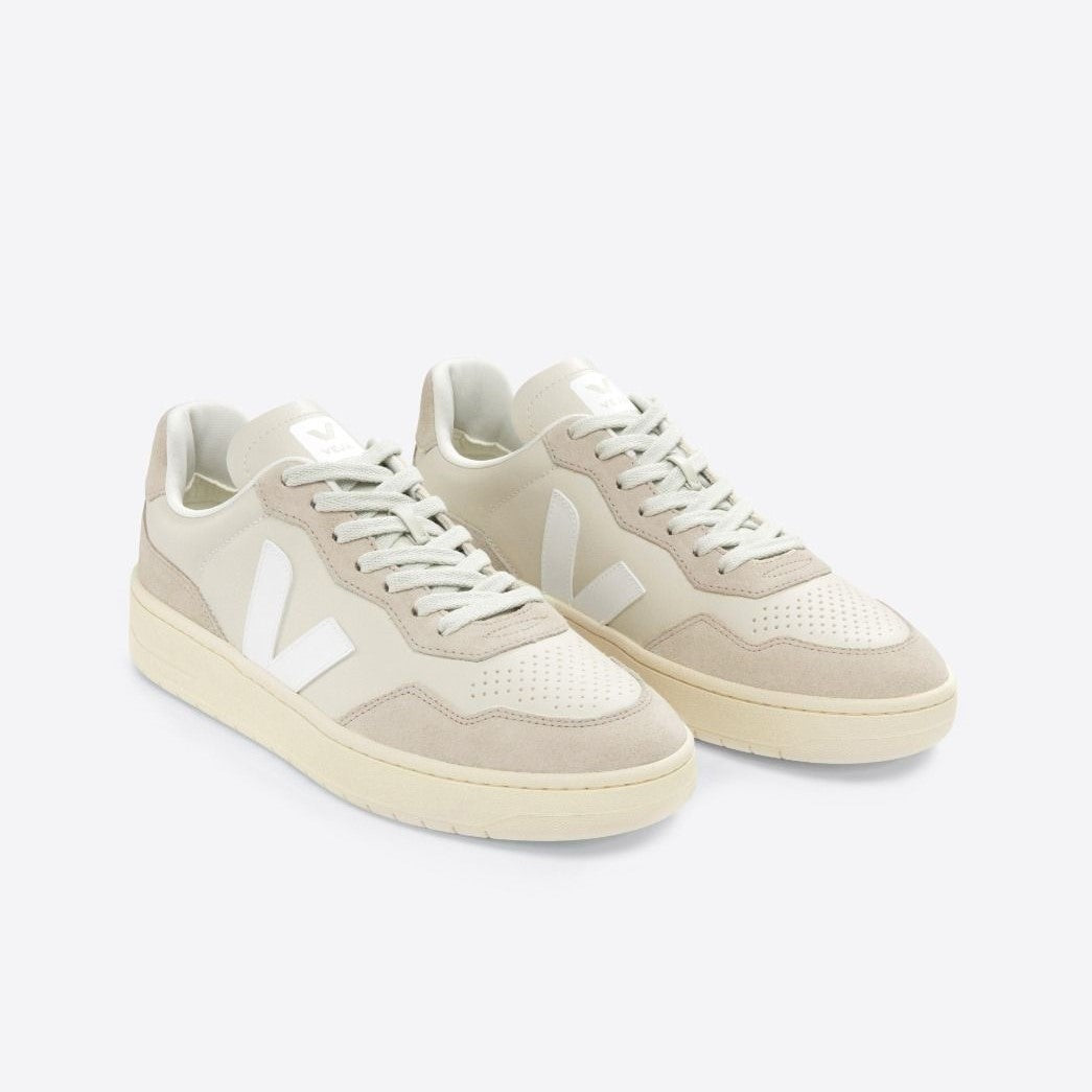 Veja V-90 O.T. Leather Pierre White