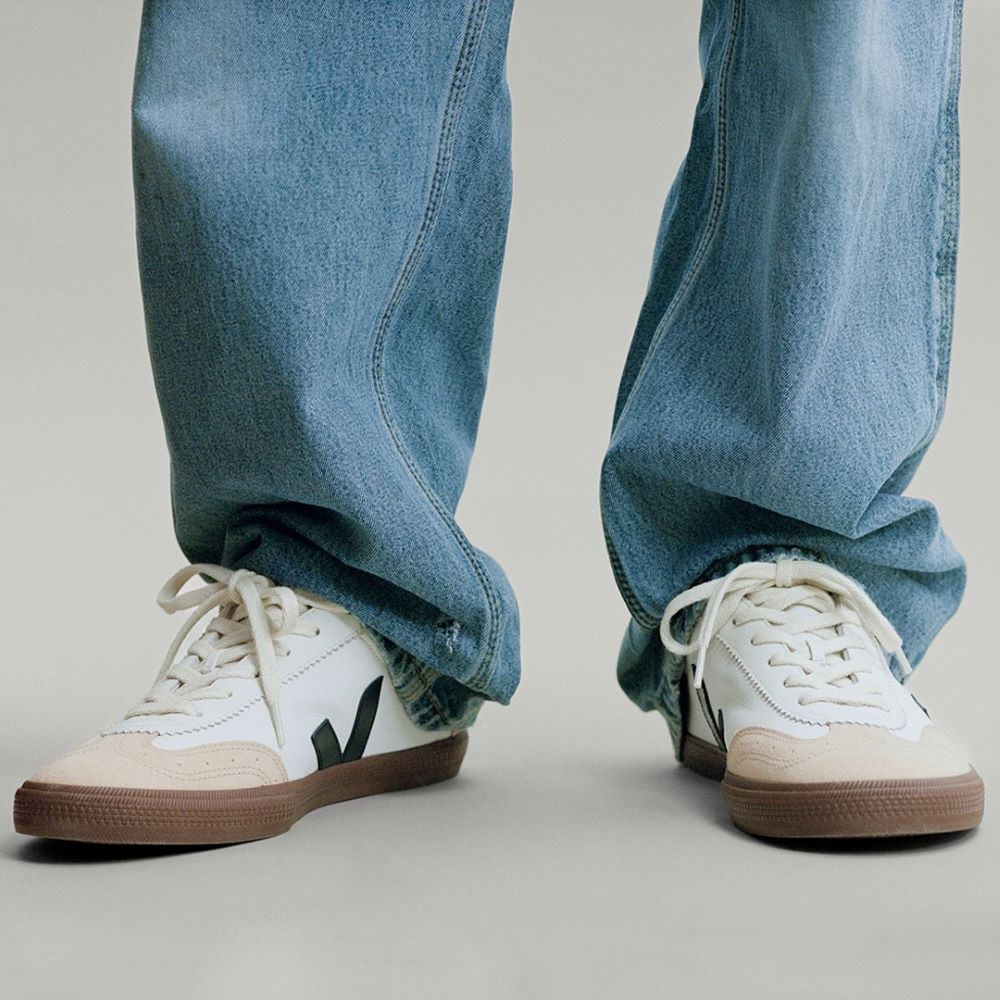 Veja Volley Leather White Nautico Bark