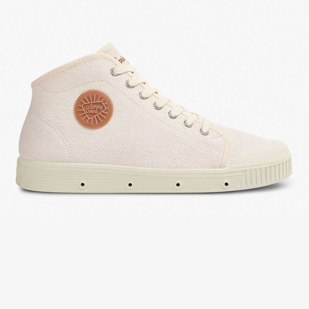 Spring Court B2 Off White Heavy Twill