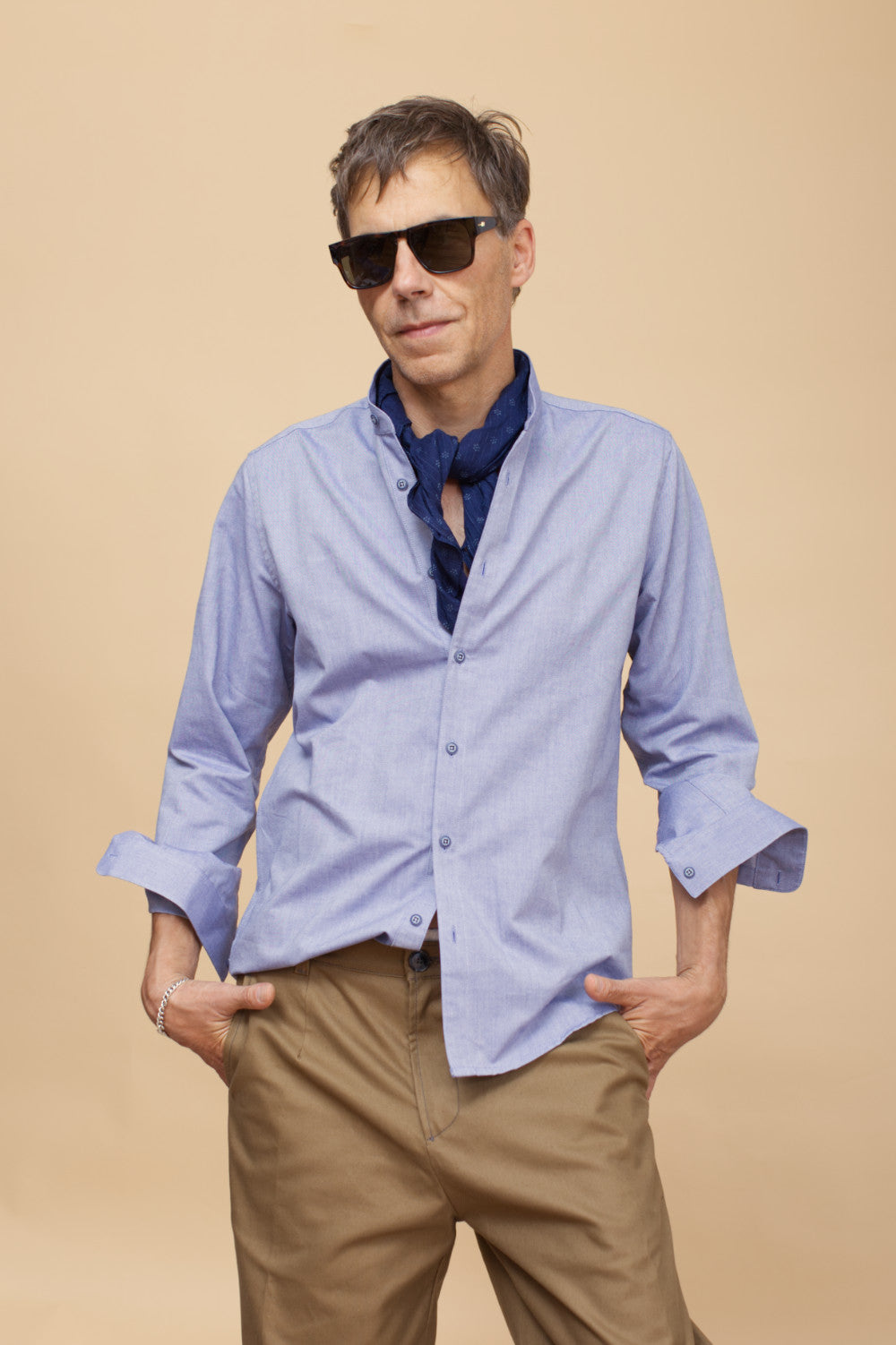 Director´s Cut "Walli" Oxford Hellblau