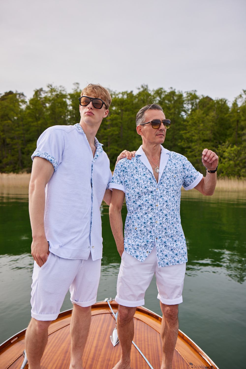 LA CONCH reversible Cabana Shirt inklusive Bademantel