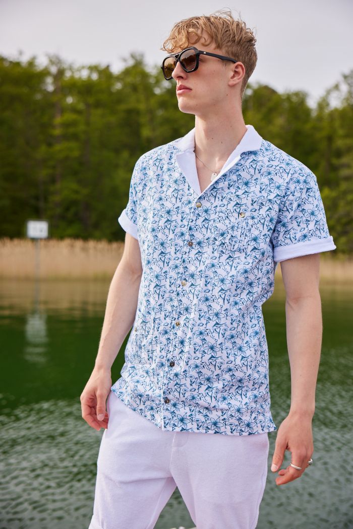 LA CONCH reversible Cabana Shirt inklusive Bademantel