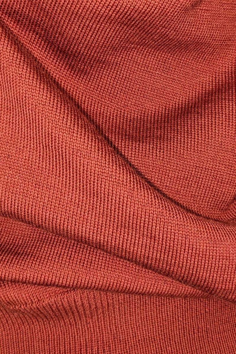 Director´s Cut Merinowolle Pullover Korallenrot