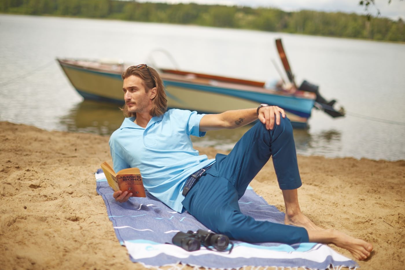 Bowler Berlin Playshirt Crab Key Blue