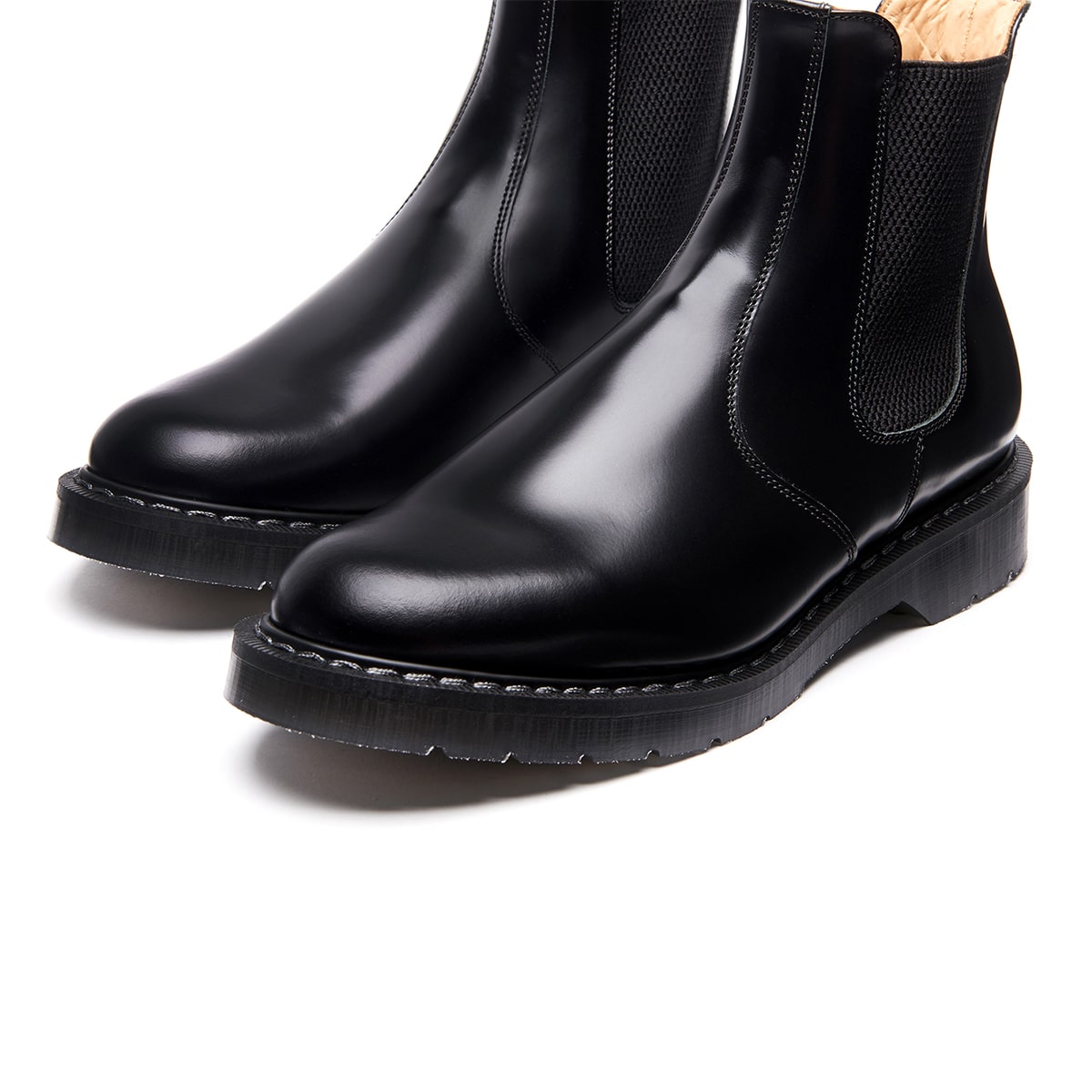 Solovair Dealer Boot Black Hi-Shine