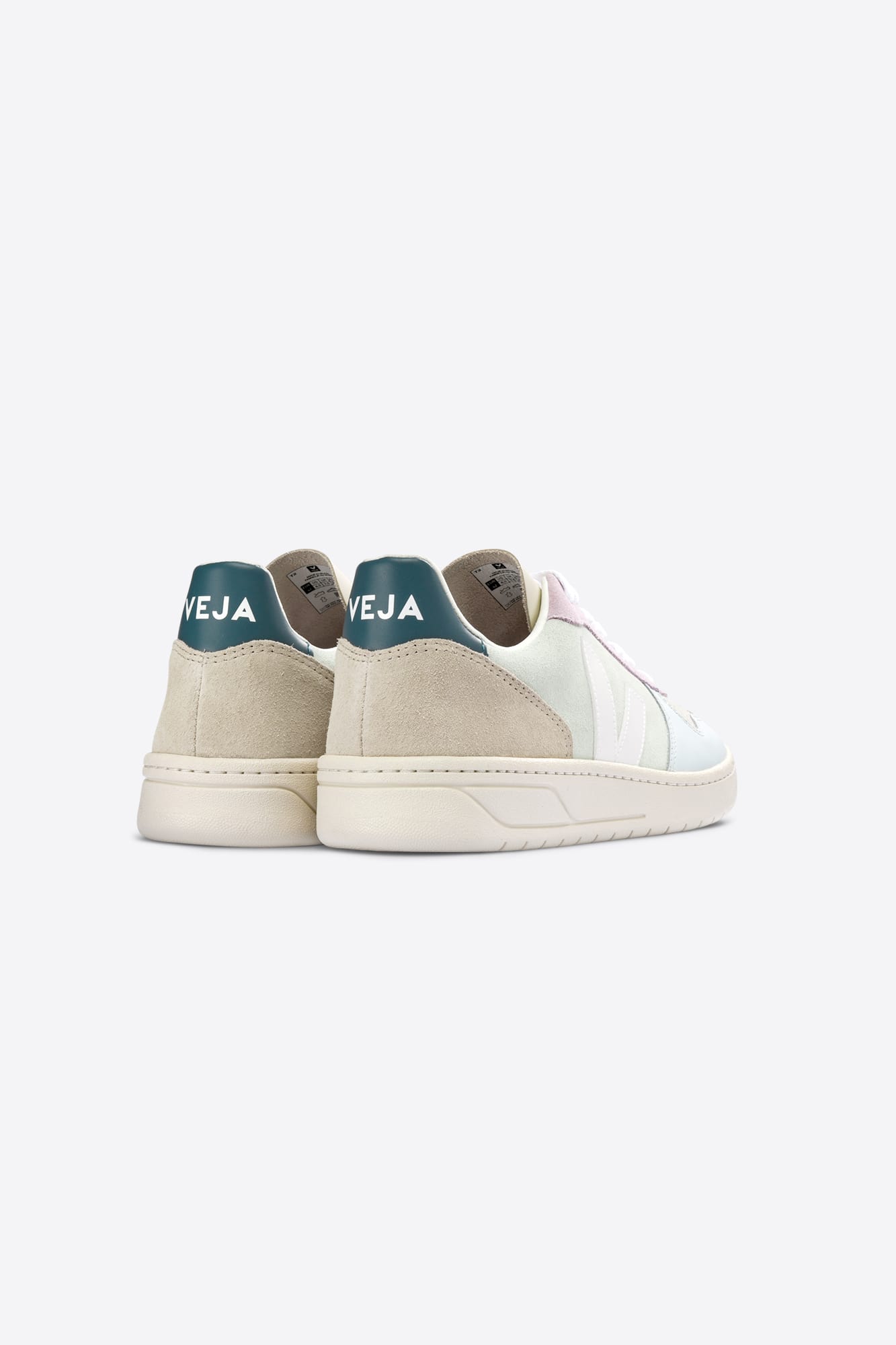 Veja V-10 Suede Jade White Multico