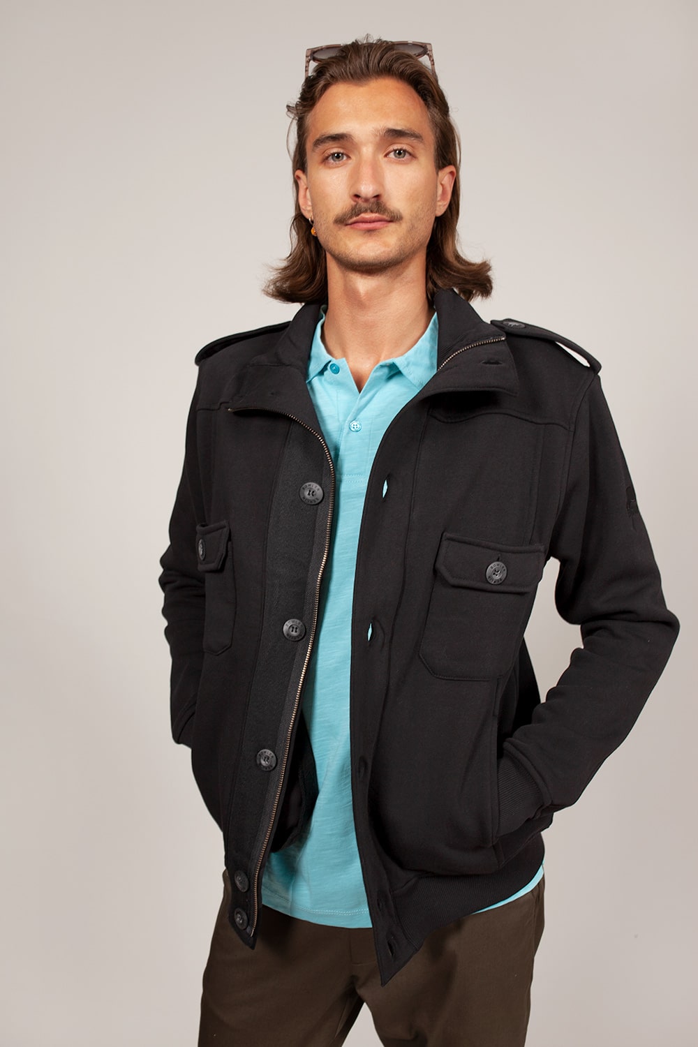 Bowler Berlin Sweatjacke Black