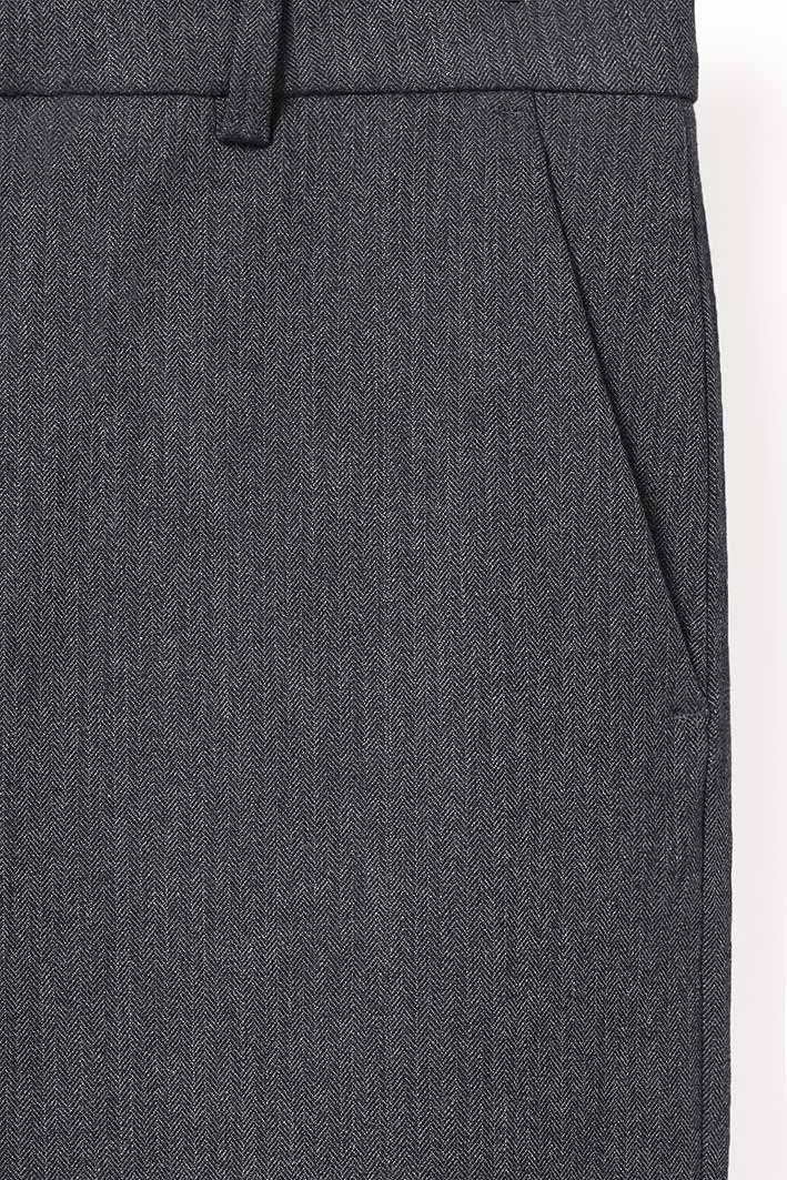 Bowler Berlin "Chino Heavy" Fishbone Grey