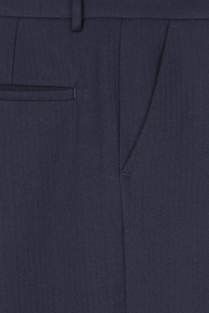 Bowler Berlin "Chino Heavy" Fishbone Navy