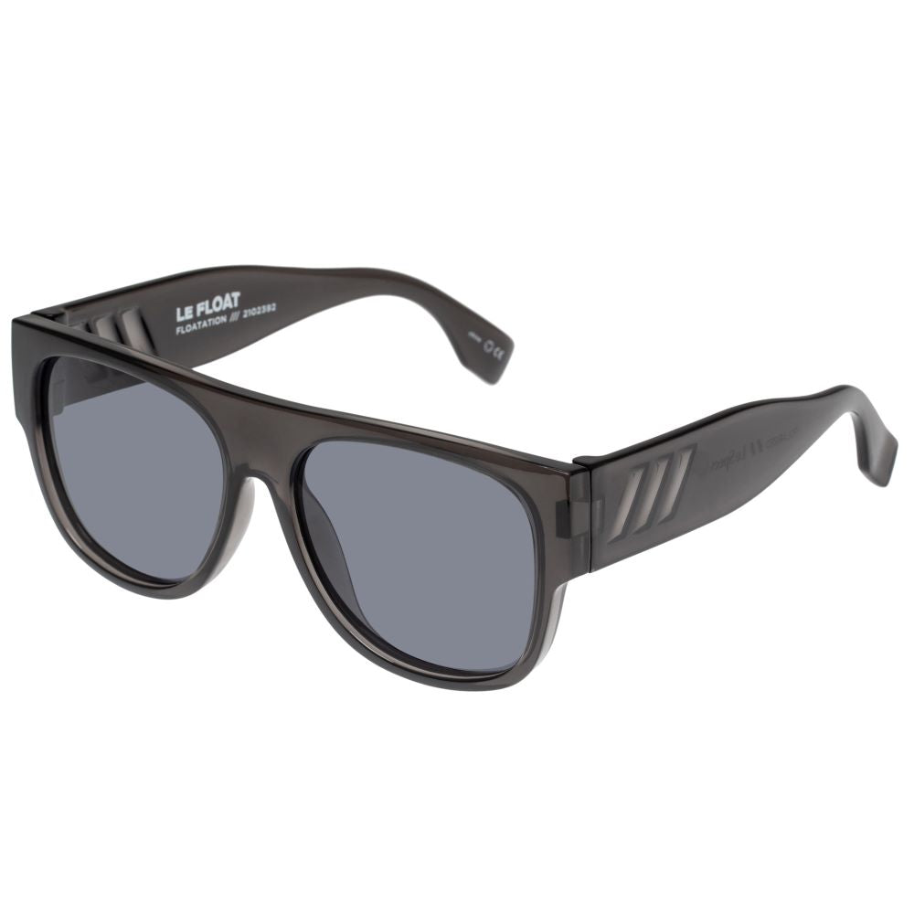 Le Specs Floatation | Matte Black Shadow Polarized