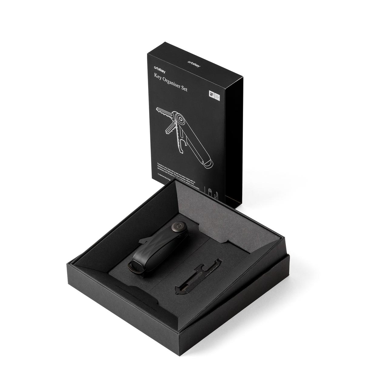 Orbitkey Key Organiser Gift Set Active Black