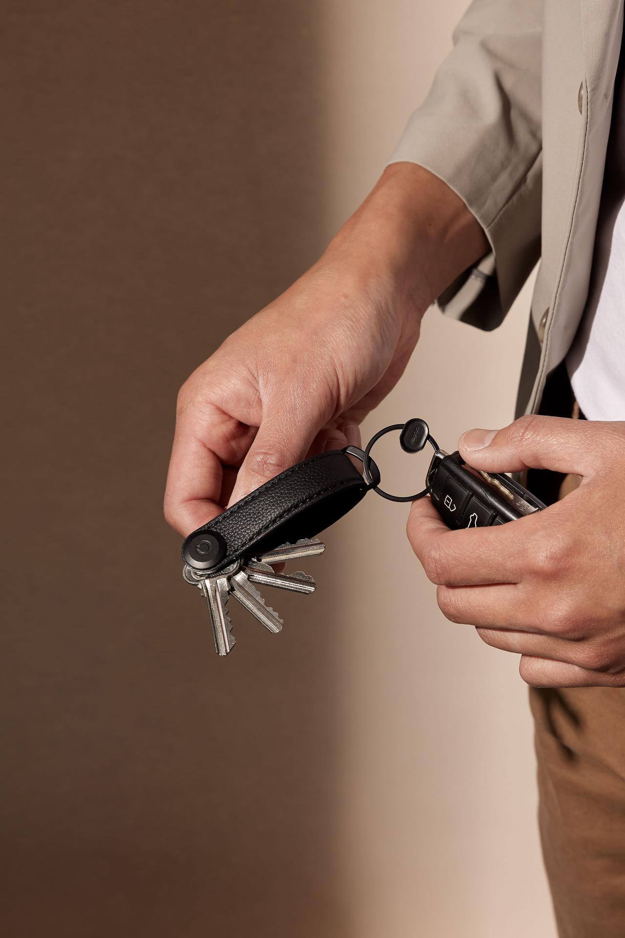 Orbitkey Key Organiser Pebbled Leather