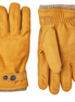 Hestra "Bergvik" Nubukleder Handschuh Gelbbraun