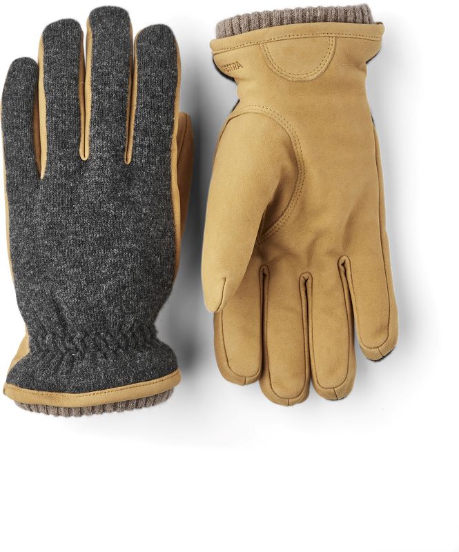 Hestra "Noah" Charcoal Tan