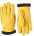 Hestra Deerskin Primaloft Rib Natural Yellow
