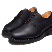Solovair 3 Eye Black Greasy Gibson Shoe
